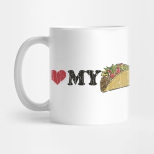 I Love My Taco 1995 Mug